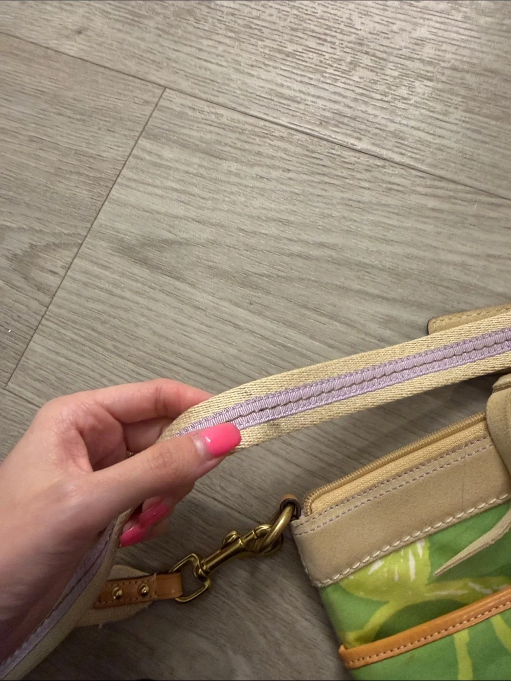 Coach Vintage Pastel Patchwork Crossbody-No. L05Q-465